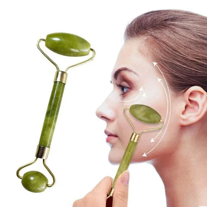 Gua Sha Set with Gua Sha Stone for Face, 3 Pcs Combo, Jade Roller, Face Roller Massager and Massage Tools Skin Care Products