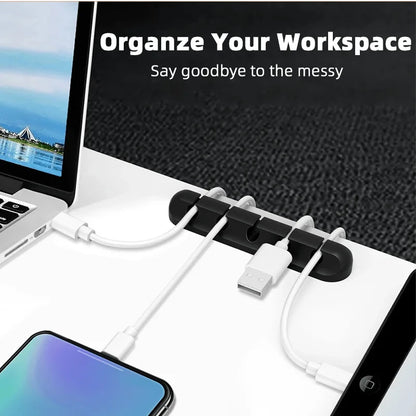 Cable Organizer Management Wire Holder Flexible for phone